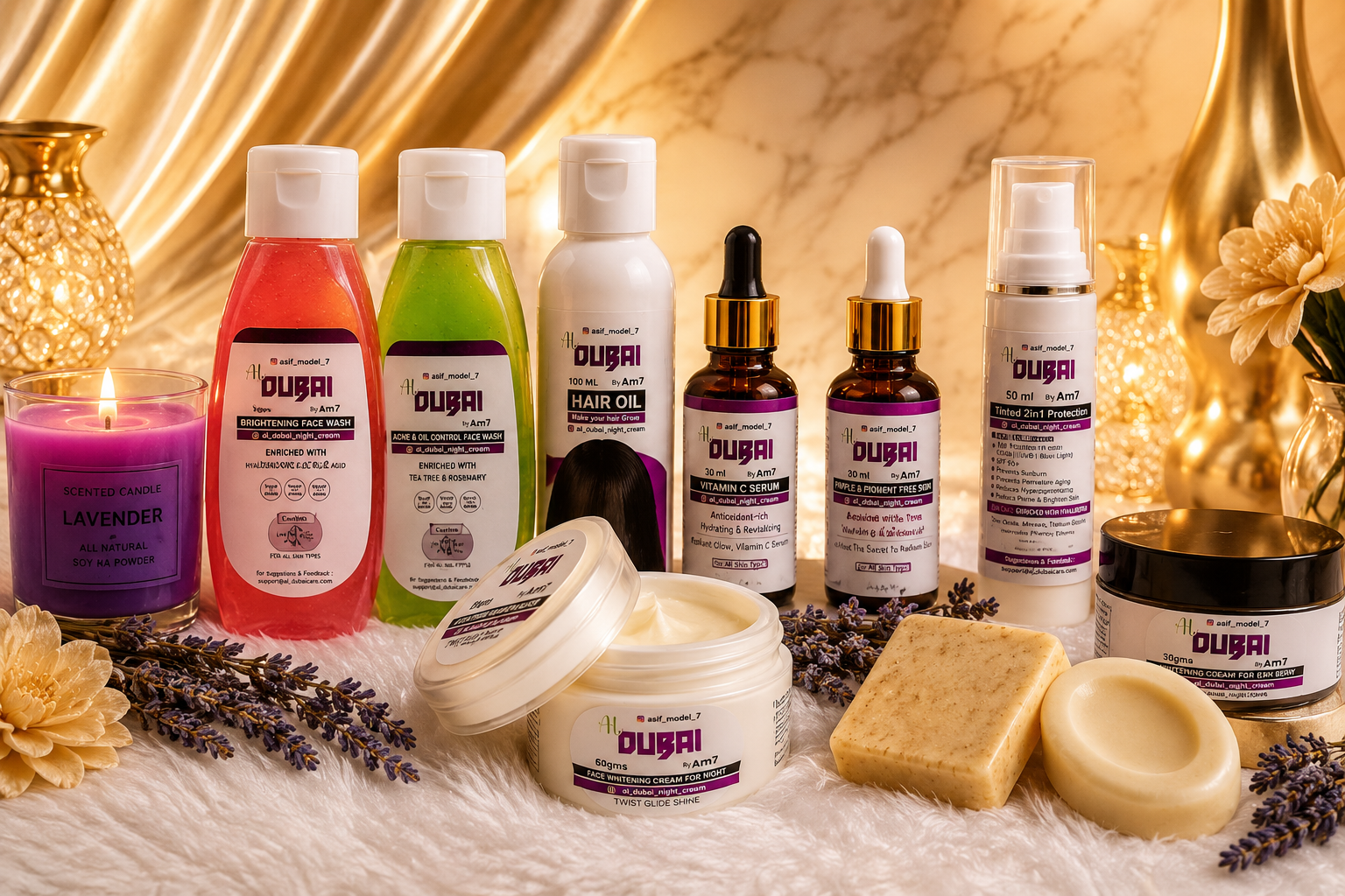 Al Dubai Night Cream Luxury Skincare Collection